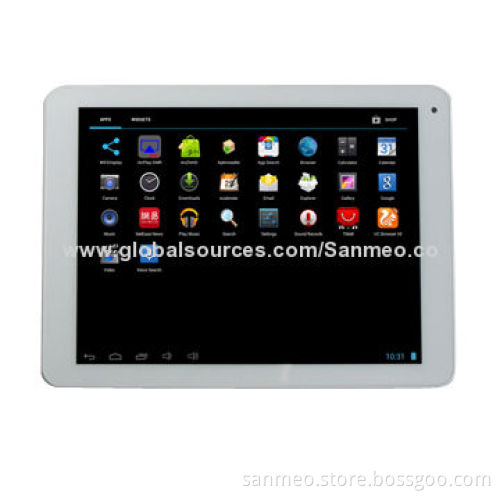 Slim Design Tablet PC, Rockchip 3188 Quad-core 1.8GHz, 2GB RAM, 16GB ROM, 9.7-inch/4:3/2,048x1,536PNew